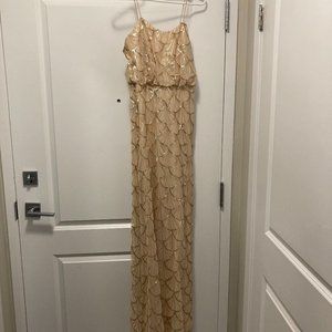 Size 10 Gold Sorella Vita Bridesmaid dress